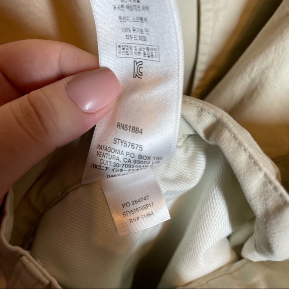 Patagonia Men's Light Beige Cotton Shorts Size 40 - Picture 9 of 9